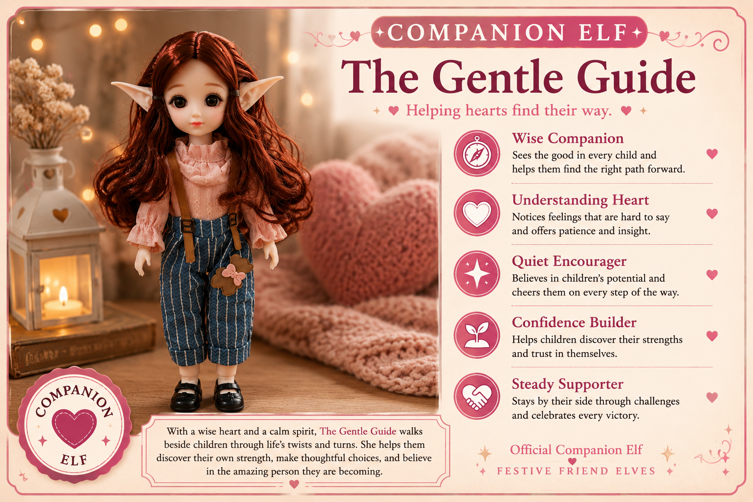 Collectible Companion Elf  – The Gentle Guide (Local Pickup Only)