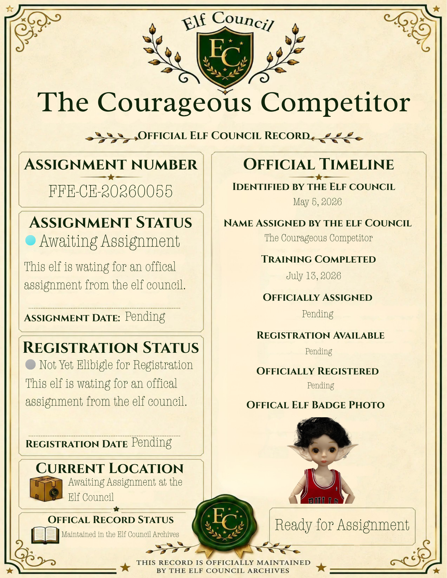 The Courageous Competitor