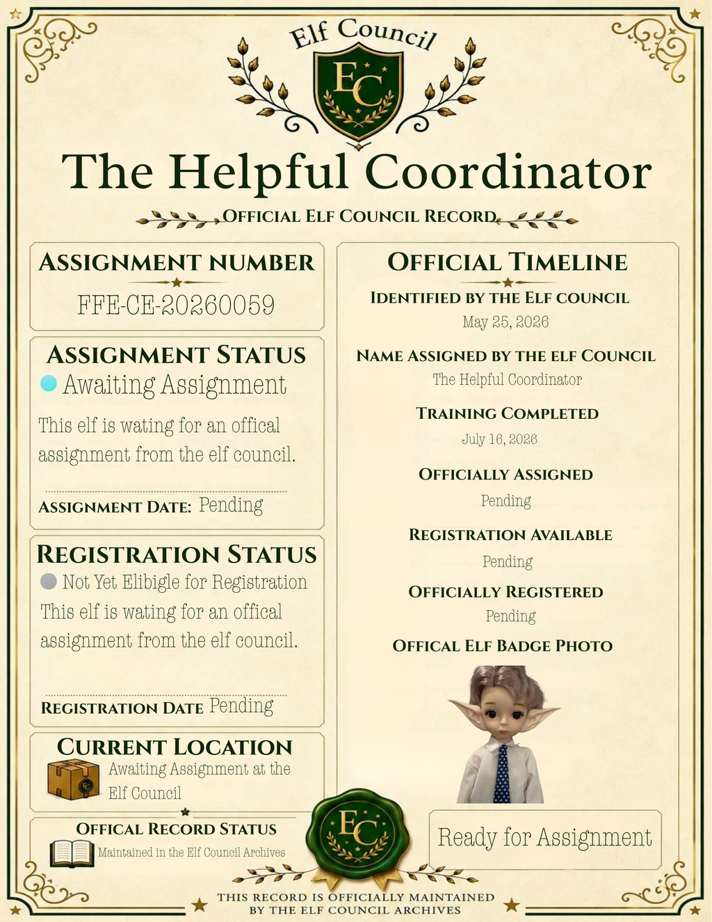 The Helpful Coordinator