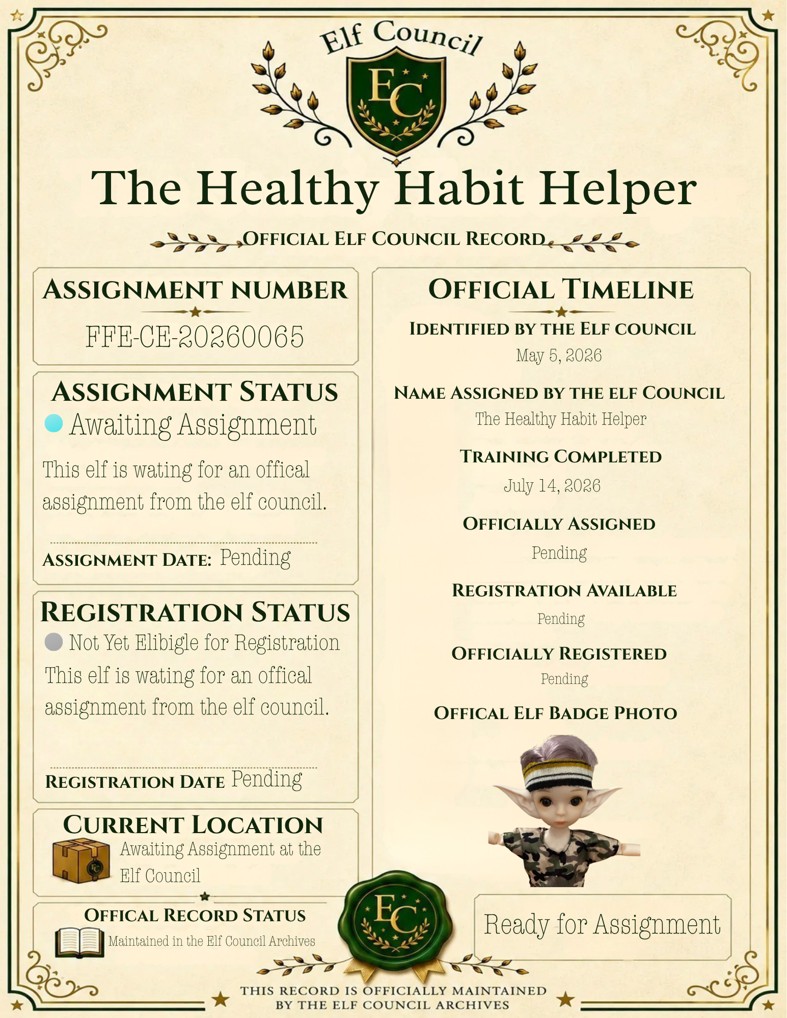 The Healthy Habit Helper