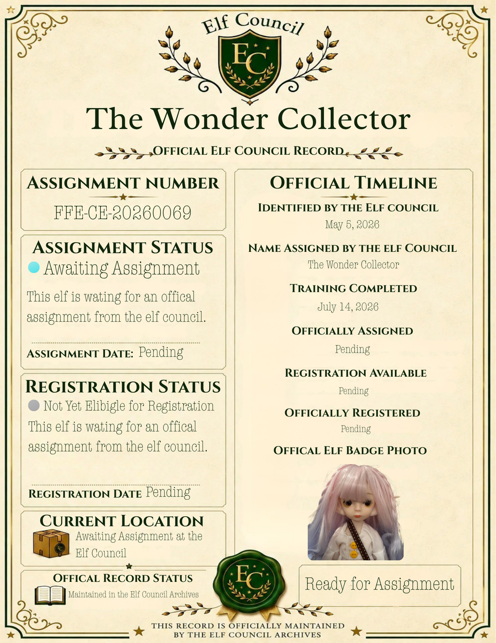 The Wonder Collector