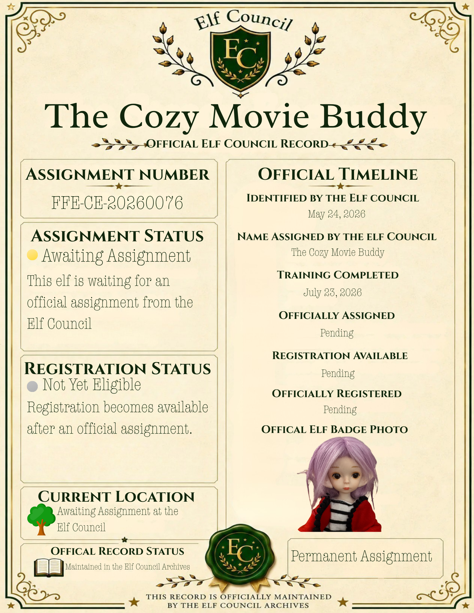 The Cozy Movie Buddy