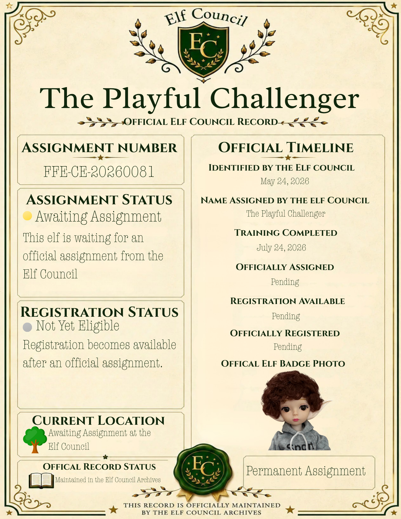 The Playful Challenger