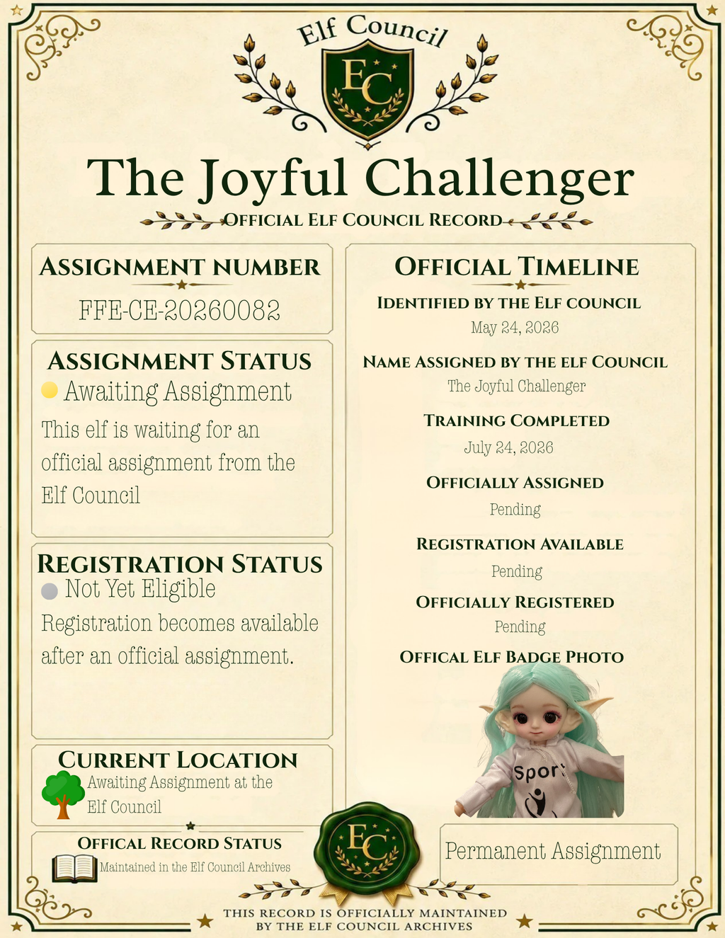 The Joyful Challenger