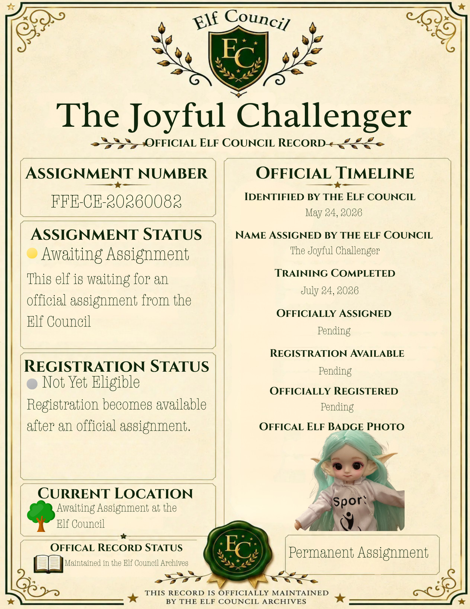 The Joyful Challenger