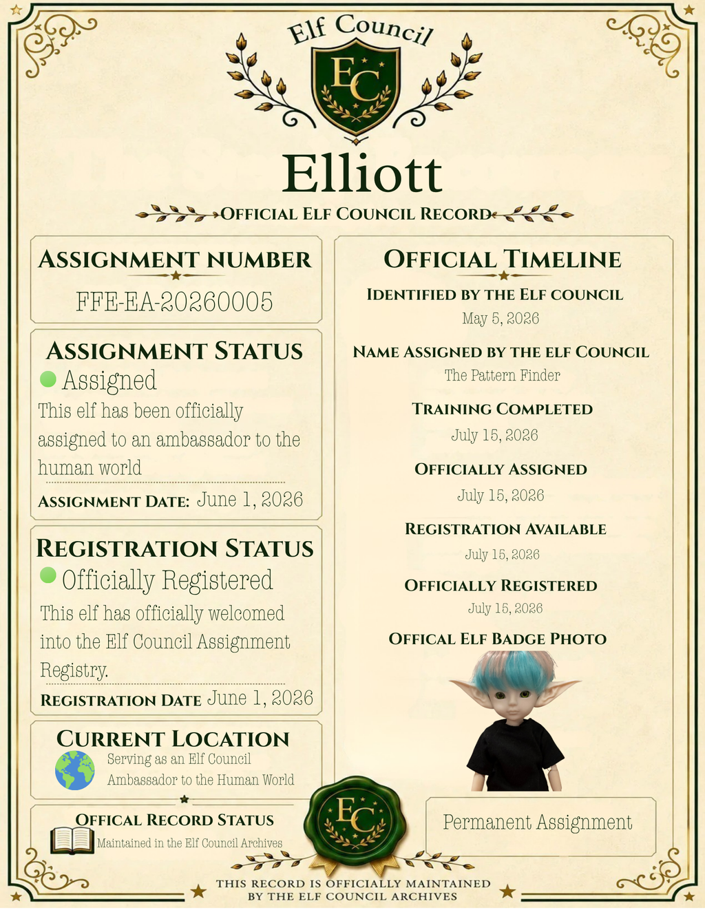 Elliott - 🌍 Elf Council Human Ambassador - 🟢 Officially Registered