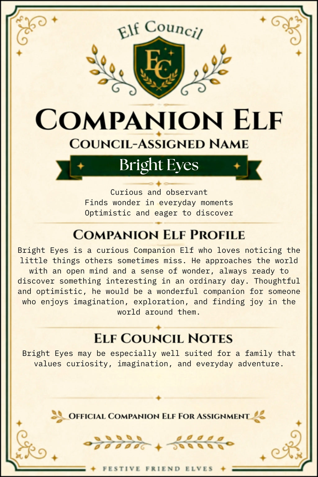Bright Eyes -📜 Officially Assigned