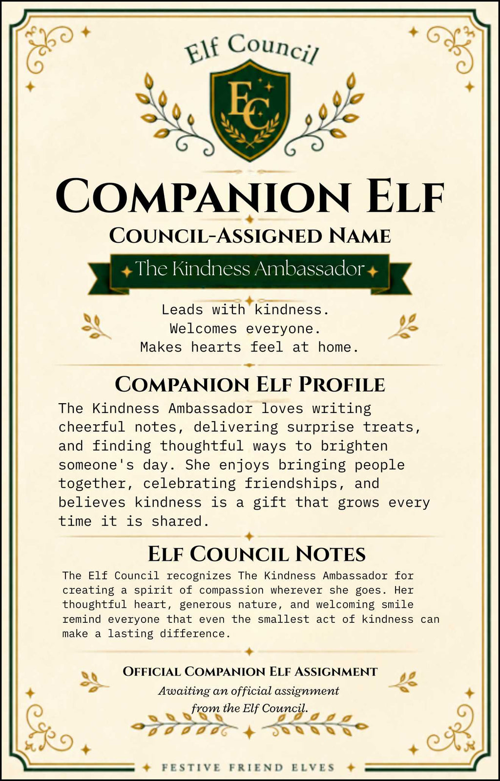 The Kindness Ambassador