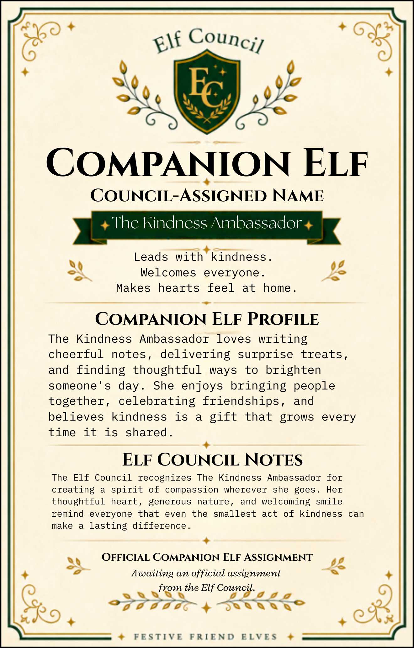The Kindness Ambassador