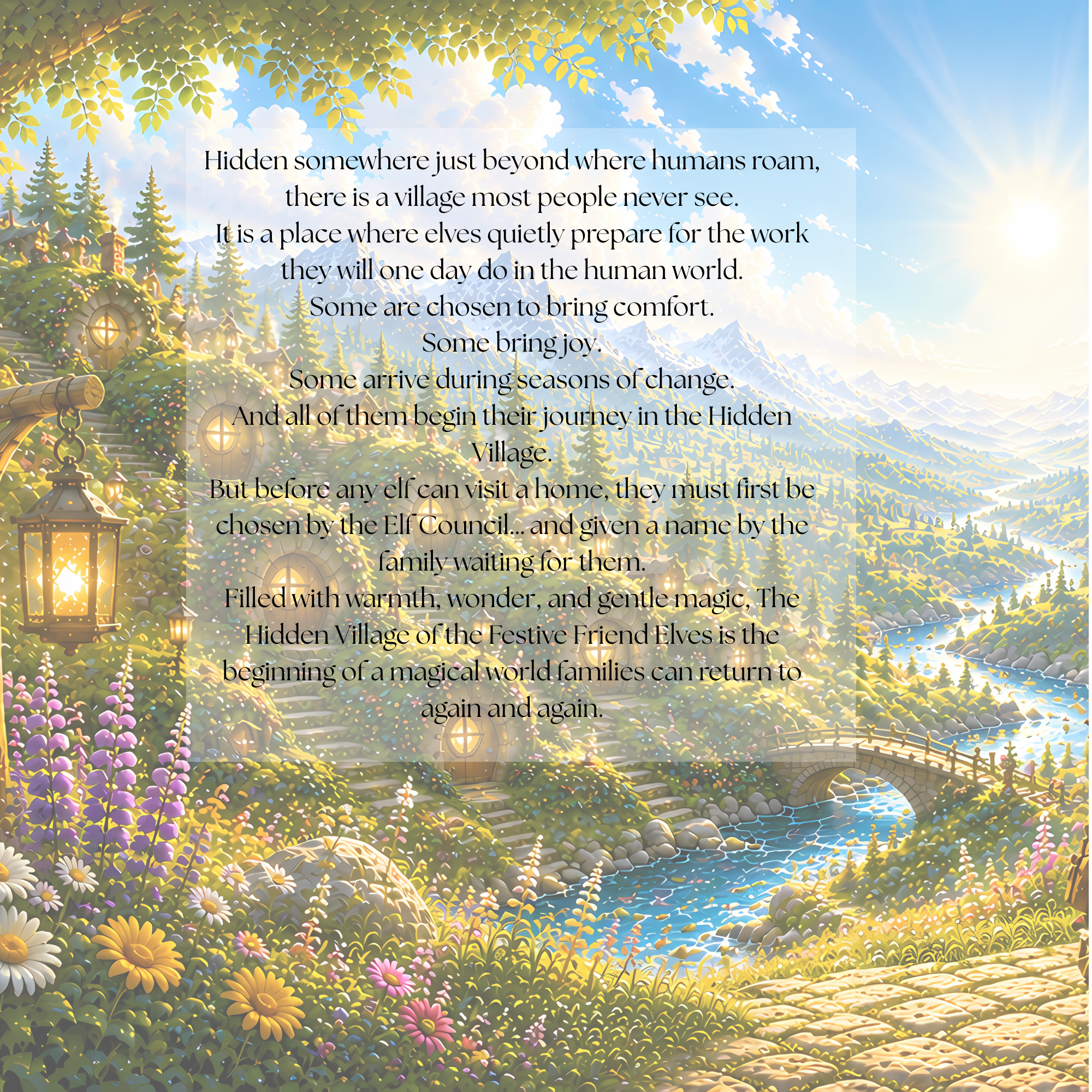 The Hidden Village of the Festive Friend Elves